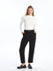 Belted Loose Fit Women's Trousers
